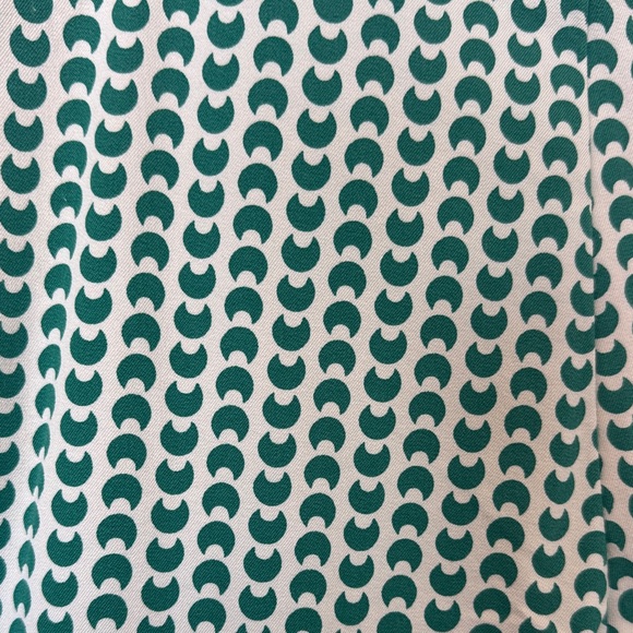 A New Day Green and White Patterned Pants - Picture 4 of 8